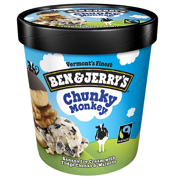 Ben & Jerrys Chunky Monkey 465ml