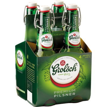 Grolsch Beugelfles 4x45cl