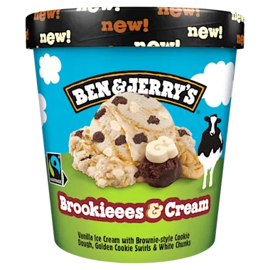 NEW! B&J Brookies & Cream 465ml