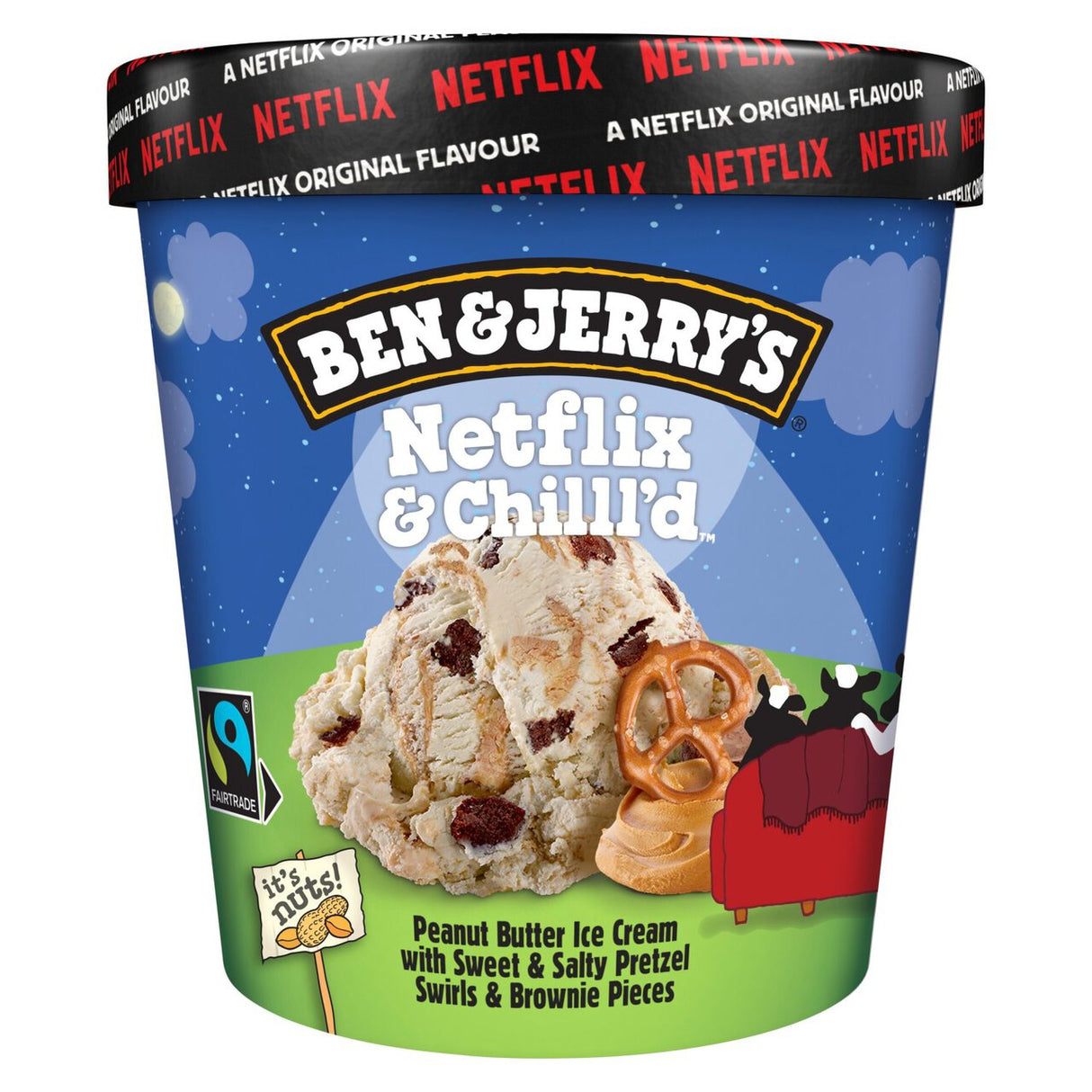 Ben & Jerrys Netflix & Chill 465ml