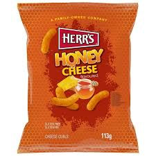 Herrs honey Cheese Curls 113G