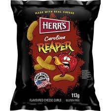 Herrs Carolina reaper Cheese Curls 113G