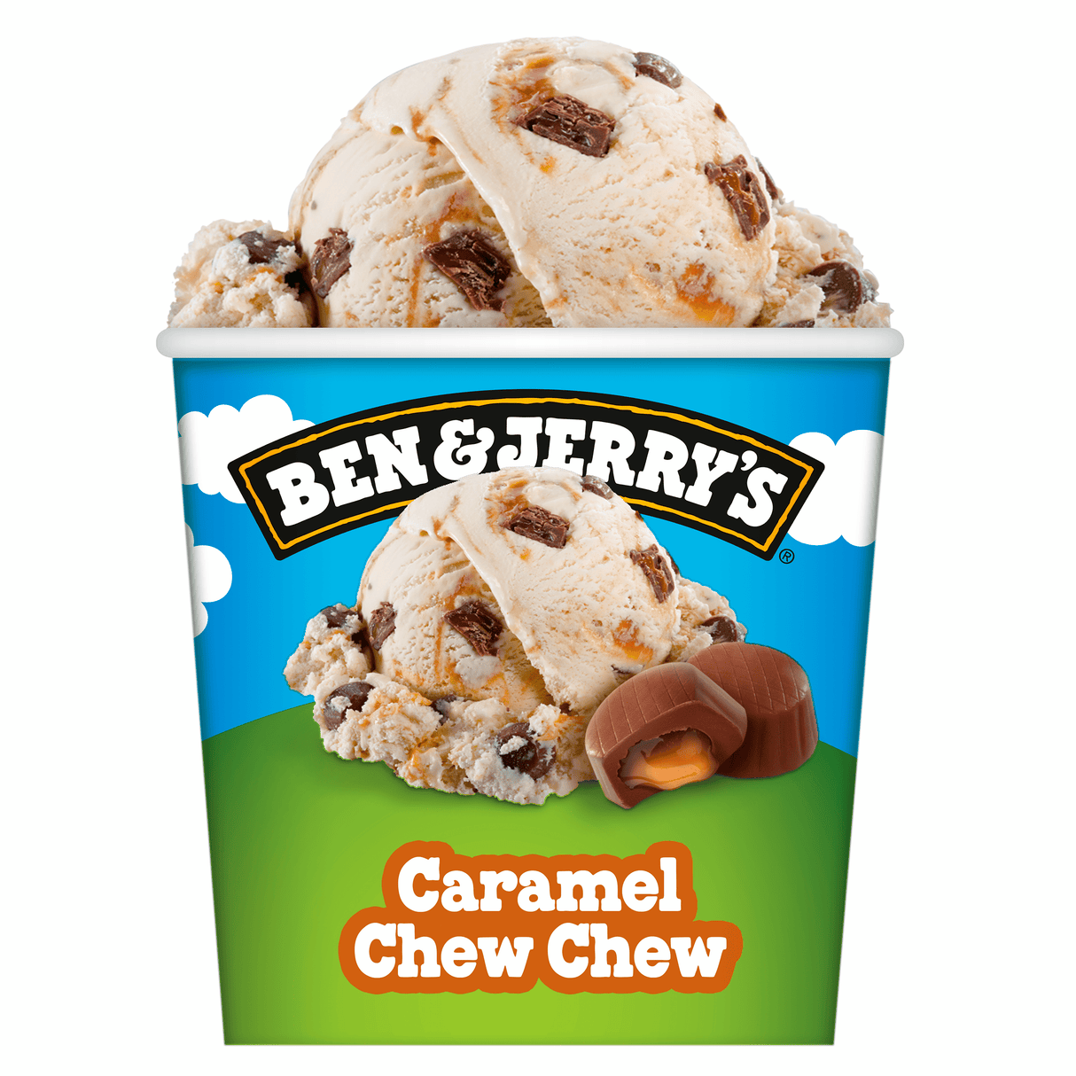 Ben & Jerrys Caramel Chew Chew 465ml