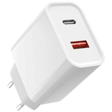 USB A + USB C Wall Charger 20W