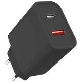 USB A + USB C Wall Charger 20W