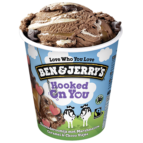 Ben & Jerrys Hooked On You 465ml