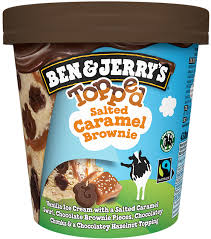 Ben & Jerrys Topped Salted Caramel Brownie 465ml